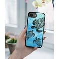 thumbnail image 5 of WIRESTER Shockproof Soft Rubber Cover Case for Apple iPhone 16e 6.1" 2025, Ocean Sea Turtles, 5 of 5