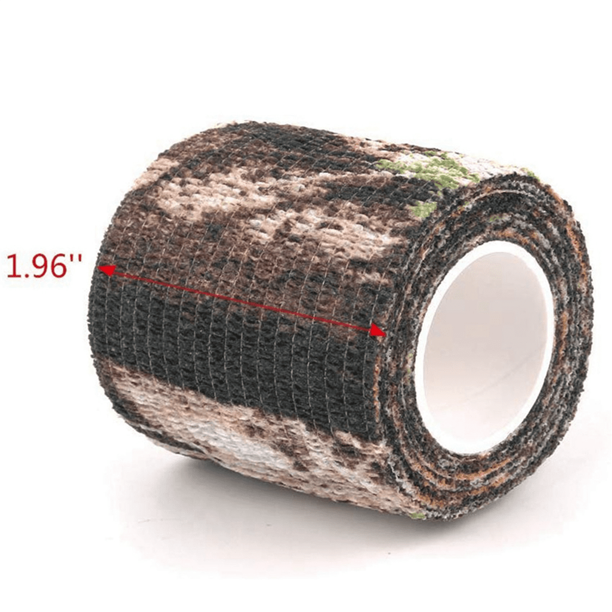 30 Roll Camouflage Tape Cling Scope Wrap Camo Stretch Bandage Self-Adhesive Tape for Camping Hunting Bike Telescope