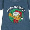 thumbnail image 3 of Garfield - Happy Holidays Wreath - Toddler And Youth Girls Fleece Dress, 3 of 5