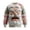 A-White324, variant on Wxolcjlv Angry Santa Face 3D Graphic Sweaters Long Sleeve Crew Neck Ribbed Knit Garments