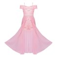 thumbnail image 4 of TiaoBug Kids Girls Sequin Party Dance Romper Dress Wedding Prom Gown 4-14, 4 of 7