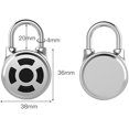 thumbnail image 5 of Bluetooth Lock, Fingerprint Padlock, Mobile APP,Waterproof IP66, Biometric Lock with Keyless for Lockers, Office, School, Gym, Factory, Garage, Storage, Gate, Shed, 5 of 5