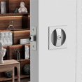 thumbnail image 4 of Bed/Bath Pocket Door Lock, Satin Nickel, Sliding Pocket Door Latch, 4 of 5