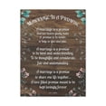 thumbnail image 4 of Marriage is a Promise Motivational Inspirational Wall Decor for Home Office Gym Inspiring Success Quote Print Ready to Hang Wall Art Unframed, 4 of 18