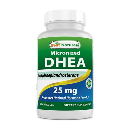 BEST NATURALS Micronized DHEA 25 mg 180 CAP (Best Brand Of Micronized Dhea)