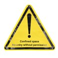 thumbnail image 2 of Isolation Lock Warning Sign, Triangle Lockout Tagout Sign Triangle  for Dangerous Places, 2 of 7