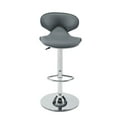 thumbnail image 5 of Pemberly Row 32" Swivel Adjustable Gaslift Metal Barstool in Gray/Chrome, 5 of 13