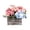 Multicolor, variant on Artificial Blue Hydrangea Rose Arrangement Pumpkin Wood Box Centerpiece Home Decor Table Display Autumn Fall Thanksgiving Harvest Decorative