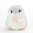 thumbnail image 2 of Llavero lindo de la muñeca del hámster de la felpa llavero de los animales de peluche colgante del bolso del encanto, 2 of 5