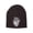 Grey Heart, variant on Patch Short Cuffless Beanie - Rasta Smile