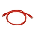 thumbnail image 1 of Monoprice - Crossover cable - RJ-45 (M) to RJ-45 (M) - 3 ft - CAT 6 - booted, snagless, stranded - red, 1 of 2