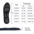 thumbnail image 5 of 1/2/4/16 pares de plantillas de espuma viscoelástica de masaje 5D para zapatos suela cojín transpirable plantillas deportivas para correr para pies plantillas ortopédicas, 5 of 5