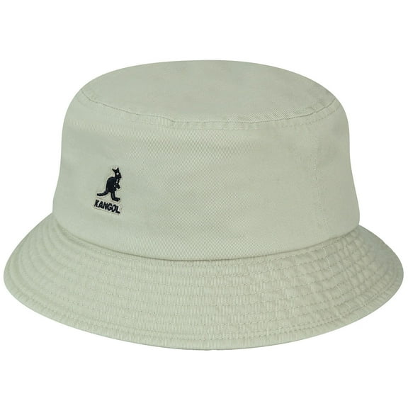 Kangol Washed Bucket Cap Light & Comfortable Cotton Fabric Breathable, Highly Durable, and Crushable Hat with Kangaroo logo on Front, Perfect for Any Occasion like, Traveling or Casual Wear - X-Large