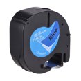 thumbnail image 2 of Labymos Labeling Tape 91205 Plastic Self-Adhesive Refills Black Print on Blue 1/2 Inch * 13, 2 of 7