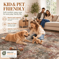 thumbnail image 5 of Roomisland 2'x5' Runner Rug, Washable Non Slip Low Profile Rug with Rubber Backing for Kitchen, Entryway, Laundry Room, 5 of 7