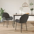 thumbnail image 2 of vidaXL Dining Chairs 2 Pcs Accent Upholstered Chair for Living Room Velvet, 2 of 8