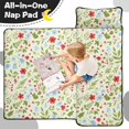 thumbnail image 4 of Pioneer Flower Floral Print Pattern Toddler Nap Mat for Teens Preschool Daycare, Teens Sleeping Mat Bag, Toddler Sleeping Bag with Pillow, 4 of 6