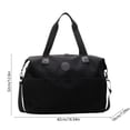 thumbnail image 3 of Canvas Duffel Bag for Women, Large Capacity Travel Weekender with Crossbody Strap, Casual Gym Tote for Yoga, Overnight Carryall, Weekend Getaway, Daily Outing, Adjustable Handbag, 3 of 6