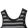 thumbnail image 5 of biudgviw Plus Size Pajama Sets for Women 2 Piece Striped Sleepwear Sleeveless Crewneck Tank Tops with Shorts Pj Set Comfy Loungewear, 5 of 5