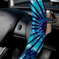 thumbnail image 5 of Tie Dye 14.5 Inch Printing PVC Leather Car Wheel Cover Steering Wheel Covers Auto Accessories, 5 of 6