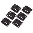 thumbnail image 1 of LOVIVER 6Pcs Adjust Position Control Hinge 4Holes Replace #E6-10-301-20 Black, 1 of 8