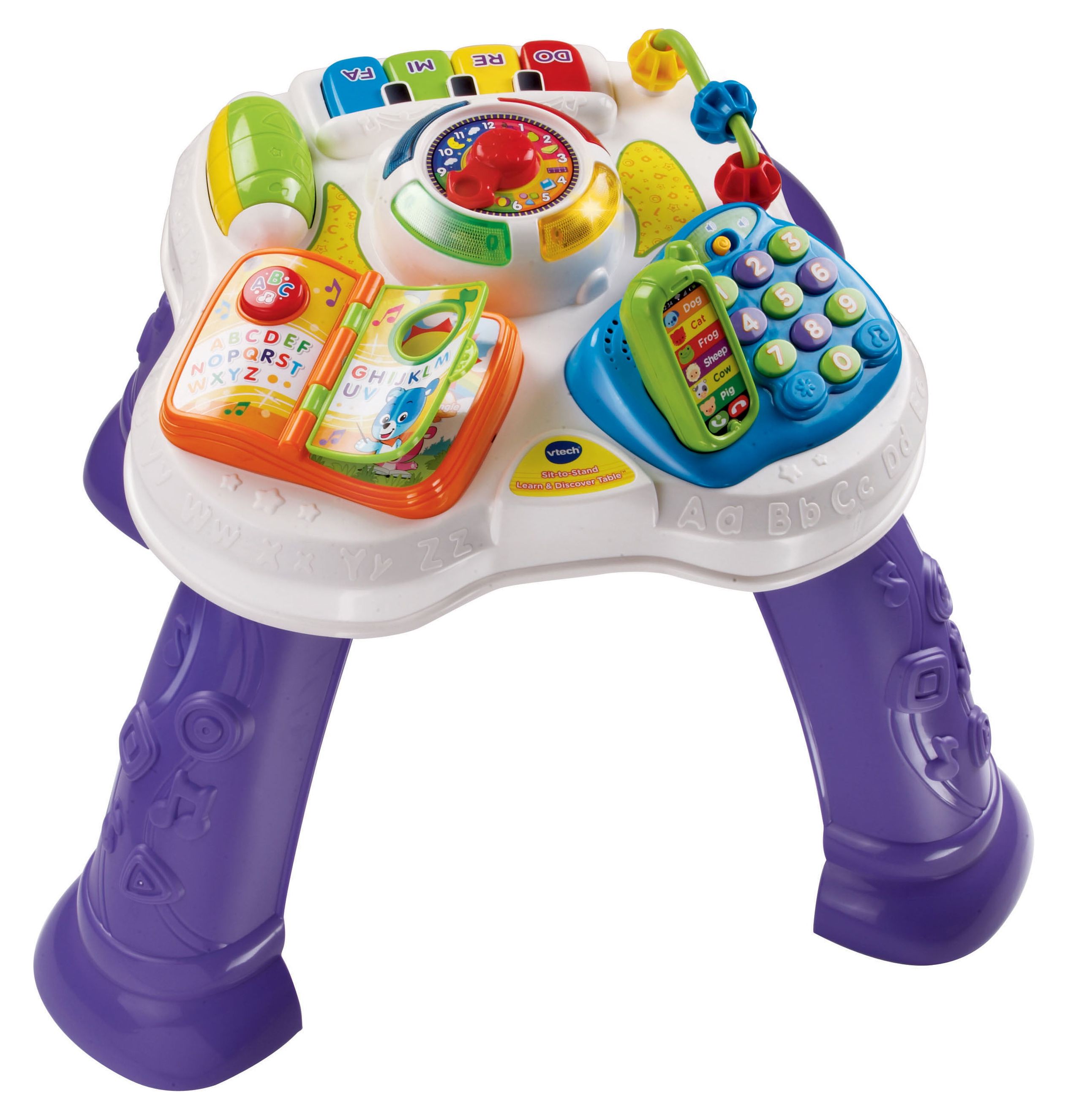 VTech Sit-to-Stand Learn and Discover Table, Activity Toy for Baby - image 4 of 9