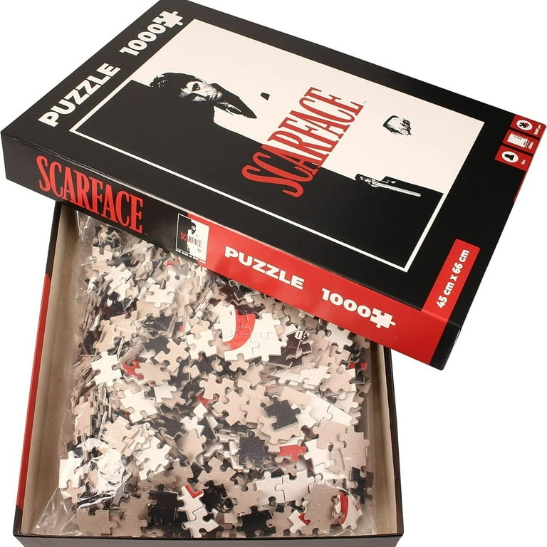scarface スカーフェイス　パズル　1000ピース Scarface Jigsaw Puzzle 1000 Pieces Tony Montana Al Pacino Black