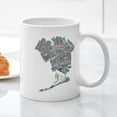 thumbnail image 6 of CafePress - Queens New York Map Typography Mugs - 11 oz Ceramic Mug - Novelty Coffee Tea Cup, 6 of 6