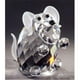 Asfour Crystal 693-50 1,65 L x 1,57 H. Figurines pour Chiens en Cristal – image 1 sur 1