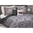 thumbnail image 3 of Safdie & Co. 3-piece Polyester Wild & Free King Quilt Set in Multi-Color, 3 of 3