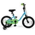 thumbnail image 1 of Costway 16-Inch Kids Bicycle with Adjustable Seat Front Handbrake & Coaster Brake, 1 of 10