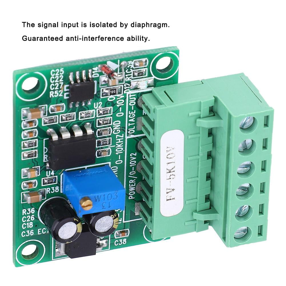 KNACRO 200HZ to 10V Frequency to Voltage Conversion Module 0-200Hz to 0-10V F/V Conversion Module Digital to Analog Converter Module 0-200HZ to 0-10V 