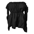 thumbnail image 4 of Babysbule Tops for Women Women's Fashion Off-Shoulder Strapless Solid Color Long Sleeve Shirt Blouse Top, 4 of 4