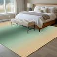 thumbnail image 4 of Area Rug for Living Room, Sage Green Yellow Ombre Non-Slip Indoor Large Carpet for Bedroom/Dining Room, Farmhouse Modern Gradient Art Washable Low-Profile Rectangle Floor Runner Rugs - 6 x 9 Ft, 4 of 8