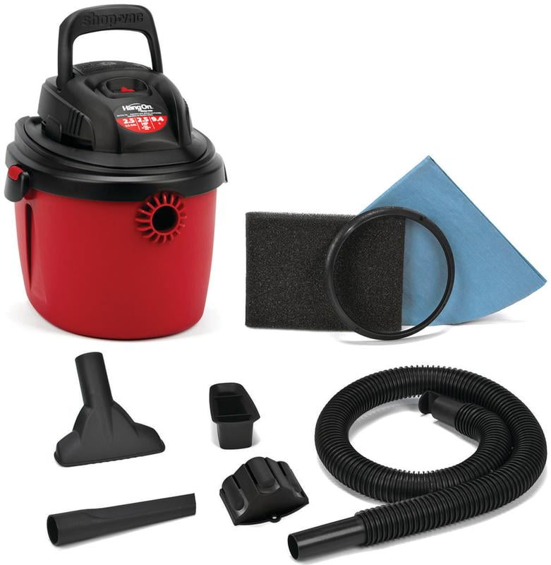 Shop-Vac 5890200 Wet Dry Corded Vacuum, 120 VAC, 8 A, 2.5 hp, 2.5 gal Tank, 130 cfm by Shop Vac