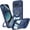 Blue, variant on JETeacka for Google Pixel 10 Pro XL Case, 360° Rotatable Stand, Lens Protection Shockproof Magnetic Anti-Yellowing, Black