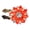 Orange red, variant on Multipurpose Rhinestones Button Collection for Tailoring Projects in Vibranting Color