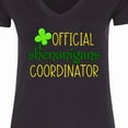 thumbnail image 4 of Inktastic Official Shenanigans Coordinator St. Patrick's Day Women's V-Neck T-Shirt, 4 of 5