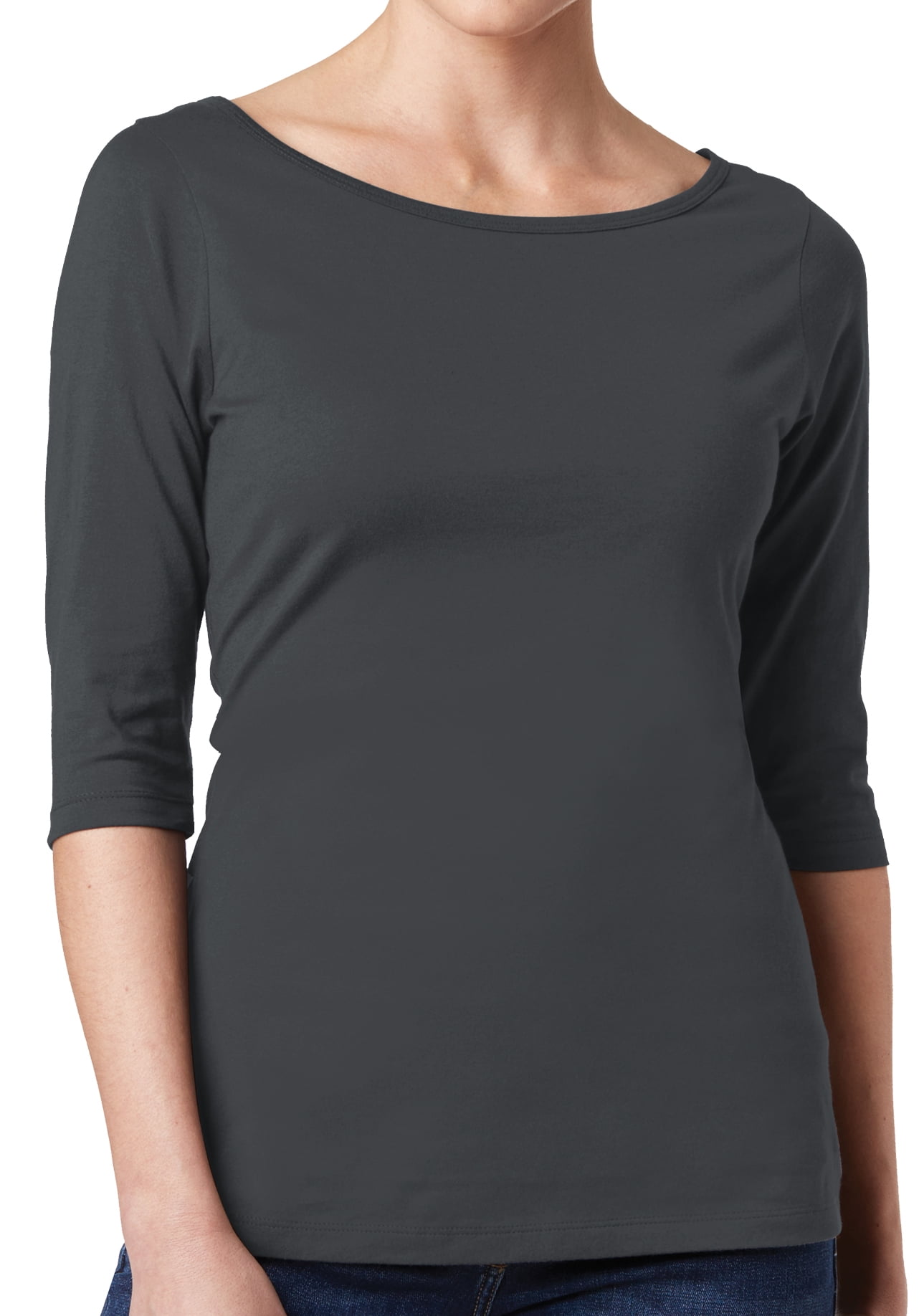 Elbow length cotton tee shirts Clearance