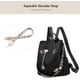 thumbnail image 4 of Mochila Negra Bolso De Hombro para Mujer Bolso para Niñas Bolsos Escolares Antirrobo Bolsos De Hombro Escolares para Mujer Mochilas Escolares para Viajes Campus Universidad Viajero Agua, 4 of 5