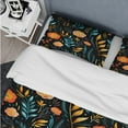 thumbnail image 4 of Designart "Botanical Rhythms" Orange Floral Bedding Covert Set - Cottage Bed Set With 1 Sham, 4 of 5
