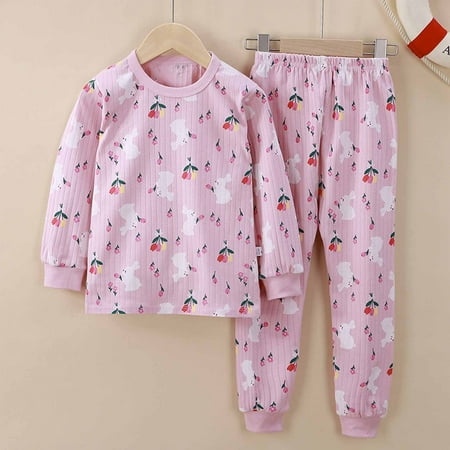 

lmcalzta Baby Girl Boy Clothes Long Sleeve Crewneck Tops Elastic Waist Pants Fall Winter Infant Toddler Cotton Outfits