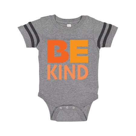 

Inktastic Be Kind Logo In Orange Gift Baby Boy or Baby Girl Bodysuit