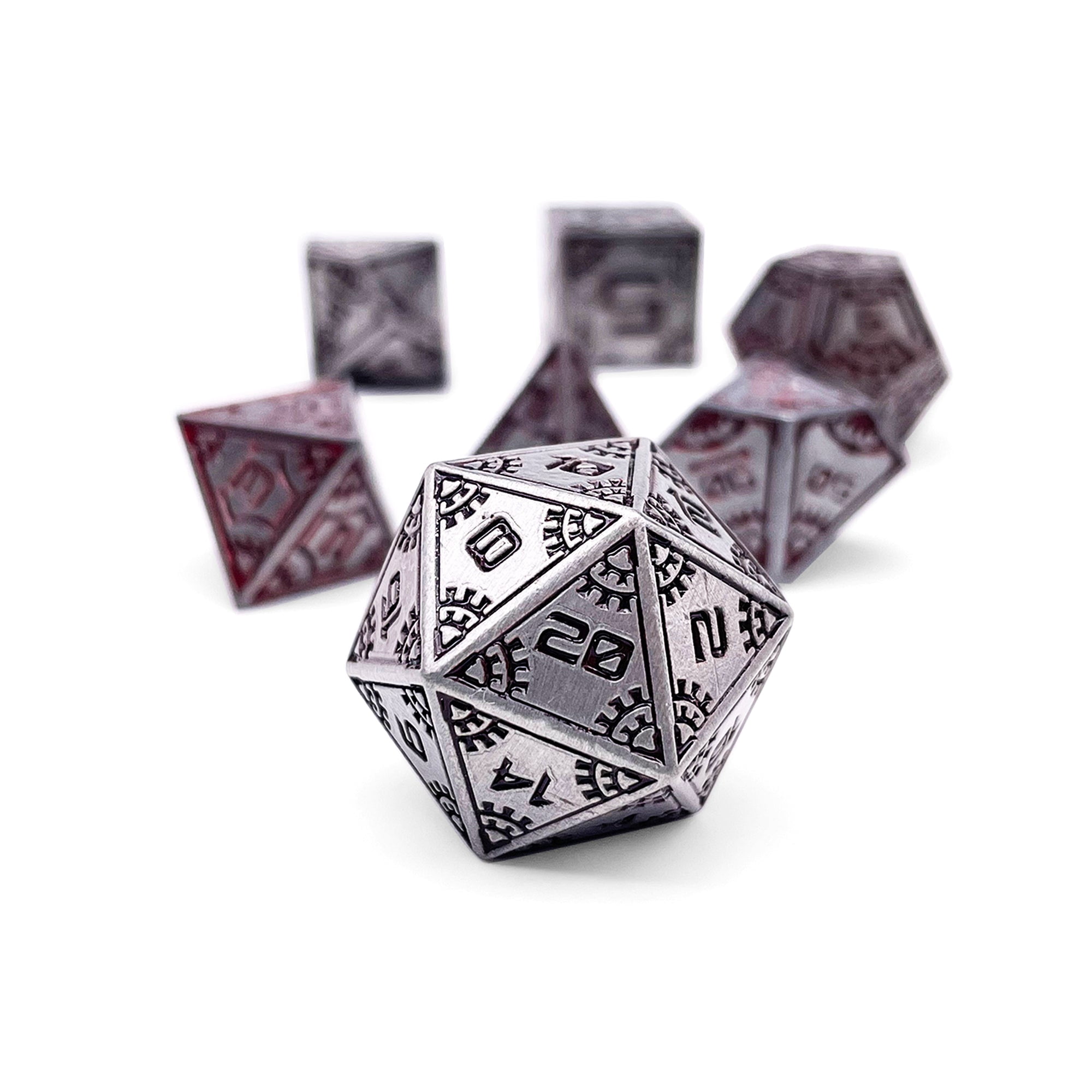 DnD Dice | Meteor Shower - Space Dice 7 Piece RPG Set | Norse Foundry