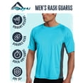 thumbnail image 2 of Kanu Surf Mens Rash Guard - 2 Pack UPF 50+ Quick Dry Short Sleeve Swim Shirts for Men (S-XXL), 2 of 14