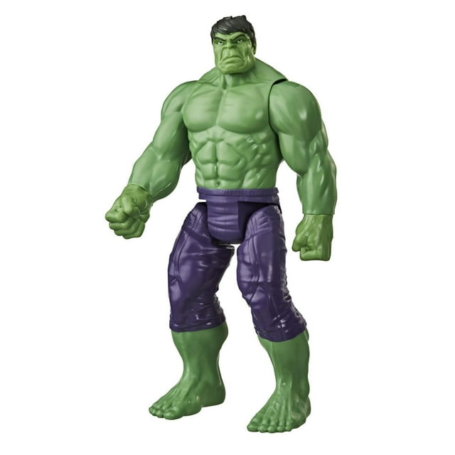 Marvel Avengers Titan Hero Series Blast Gear Deluxe Hulk Action Figure, 12-Inch Toy, For Kids Ages 4 And Up