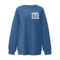 thumbnail image 2 of Fall Sweatshirts for Women 2025 Cool Aunts Club Sweatshirt Long Sleeve Crewneck Oversized Sweatshirt Pullover Tops, 2 of 3