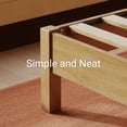 thumbnail image 4 of LIFEMENT Full Signature Wood Platform Bed Frame Natural, Noise-Free, Under Bed Storage, No Box Spring Needed, Easy Assembly, 4 of 9