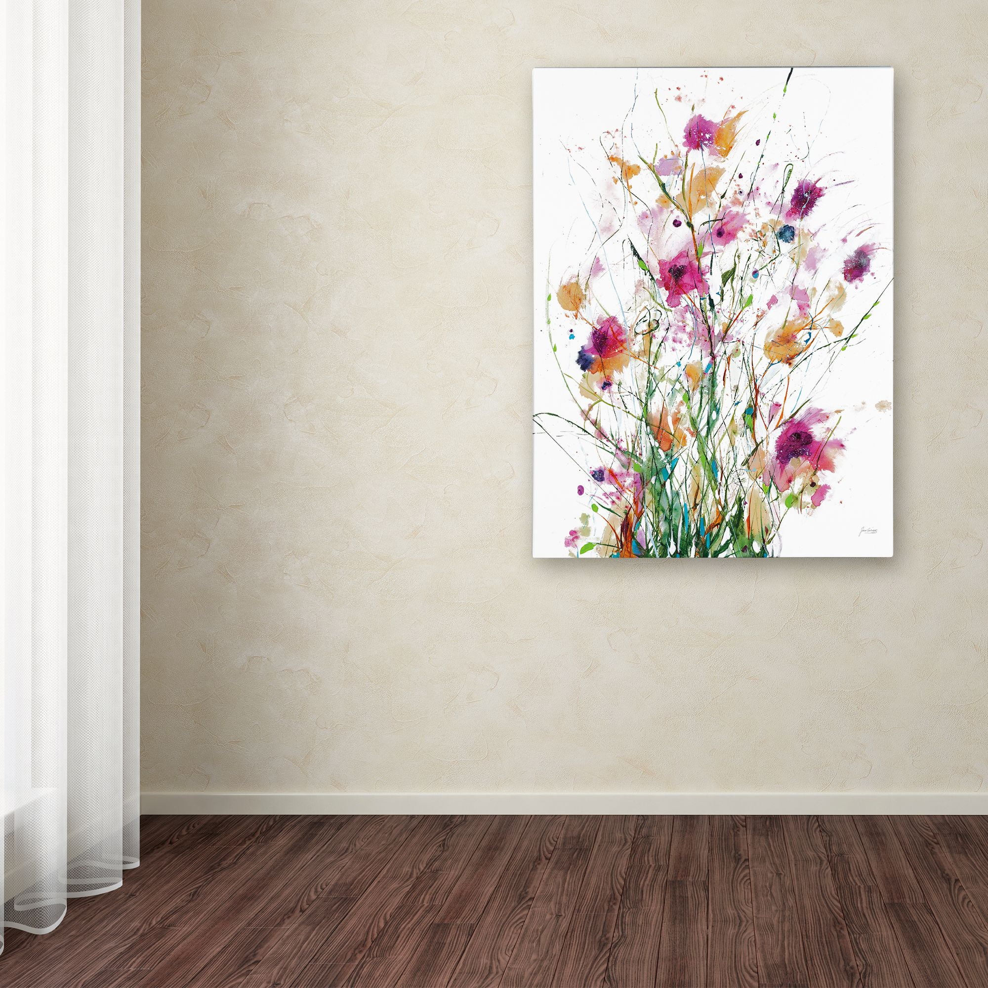 Trademark Fine Art 'Hidden on White Crop' Canvas Art by Jan Griggs