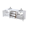 thumbnail image 6 of Elegant Lighting VF29384DMMB Millie 84" Free Standing Double Basin Vanity Set - Brown, 6 of 7